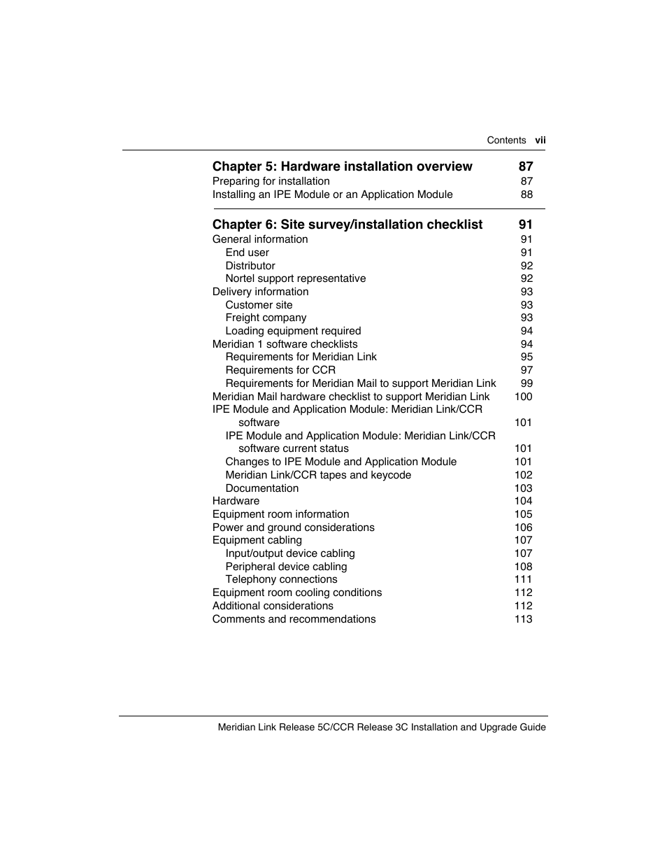 Meridian America Link/Customer Controlled Routing User Manual | Page 7 / 595