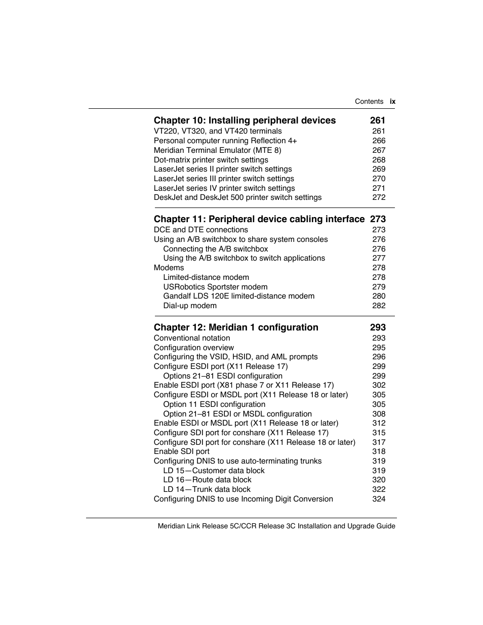 Meridian America Link/Customer Controlled Routing User Manual | Page 9 / 595