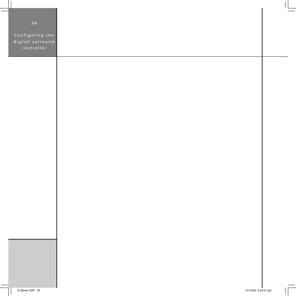 Meridian America G68 User Manual | Page 38 / 70