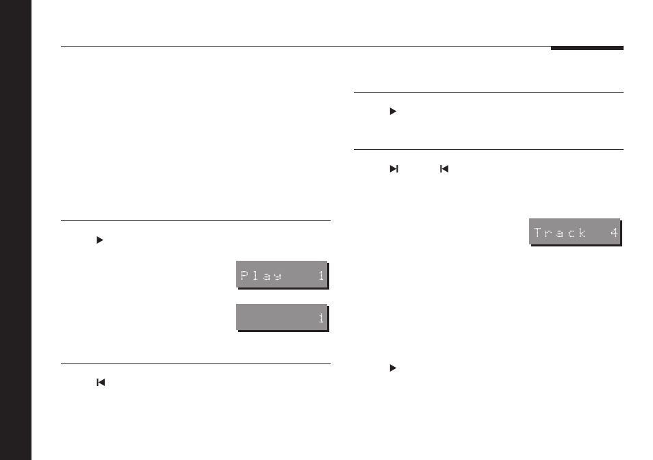 Playing a disc, From a particular track, Restarting the current track | Meridian America 508 User Manual | Page 14 / 32