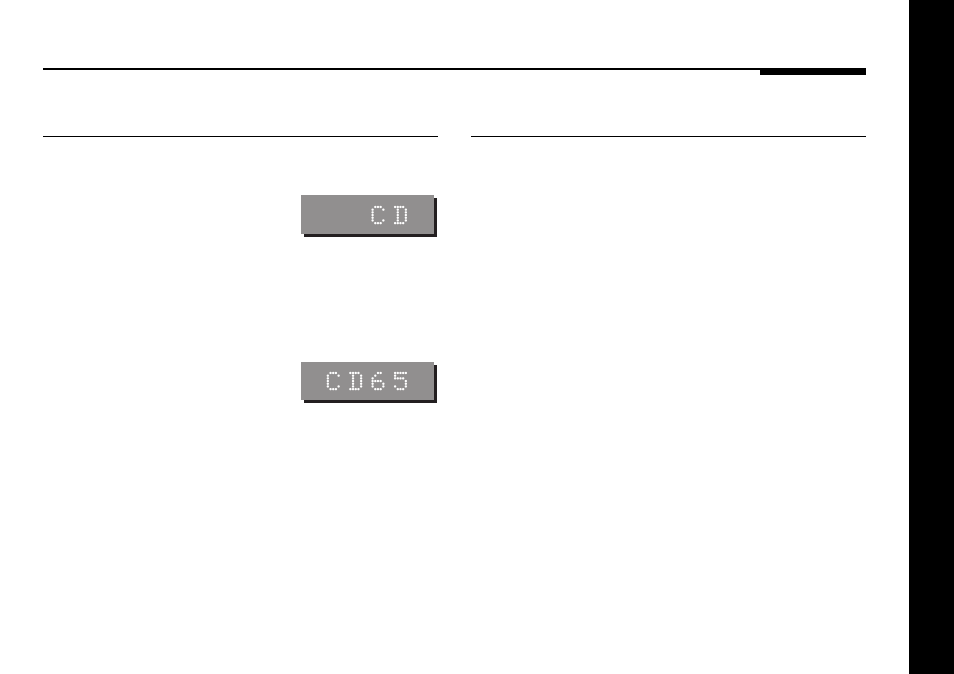 Last valid option, Default, Cd65 | Meridian America 562V.2 User Manual | Page 16 / 61