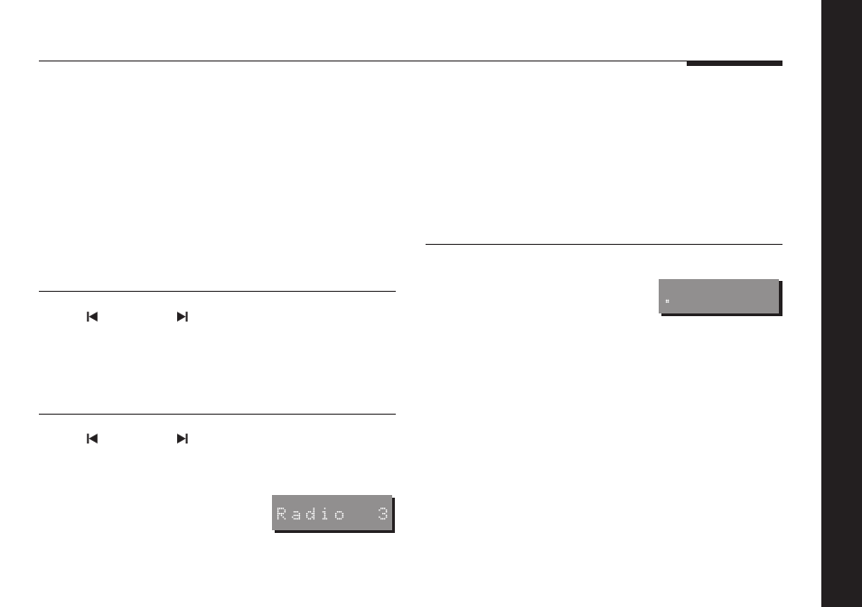 Selecting a station, A preset station, A station | Standby mode, Selecting, Switching on from standby, Switching to standby | Meridian America 504 User Manual | Page 13 / 32