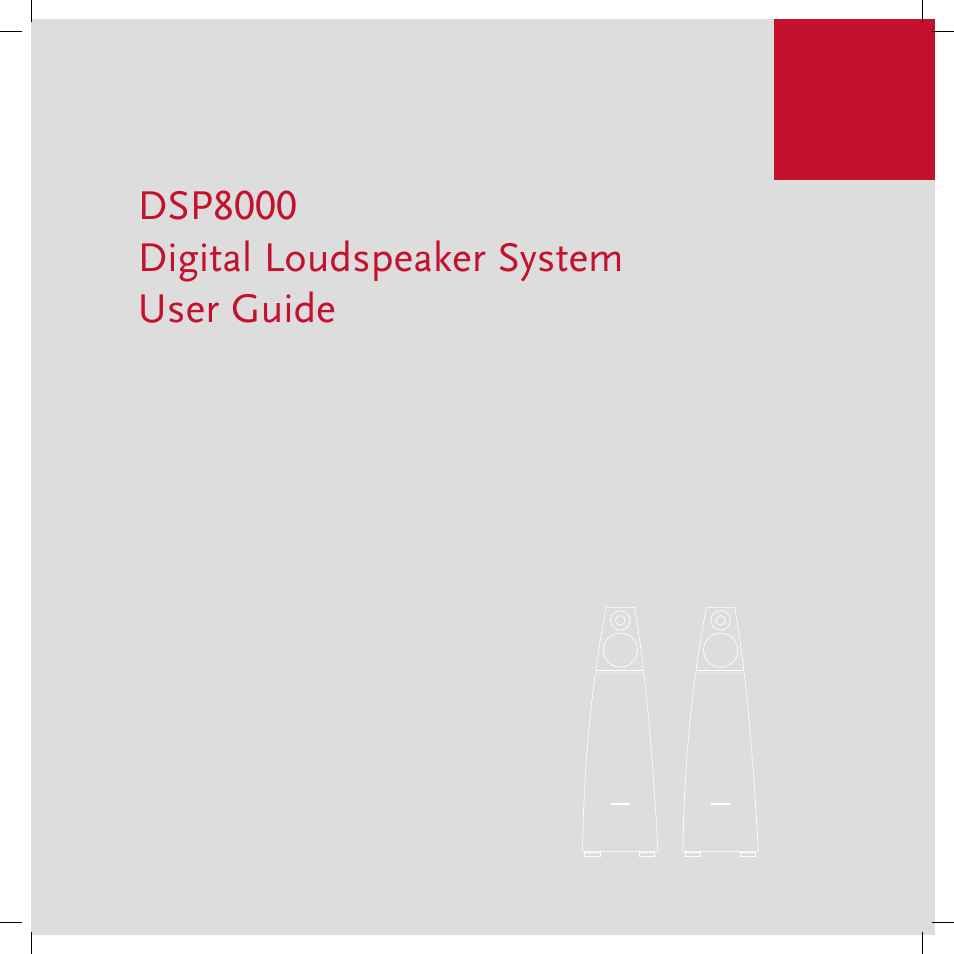 Meridian America DSP8000 User Manual | 40 pages