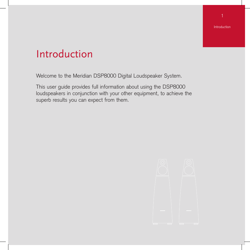 Introduction | Meridian America DSP8000 User Manual | Page 5 / 40