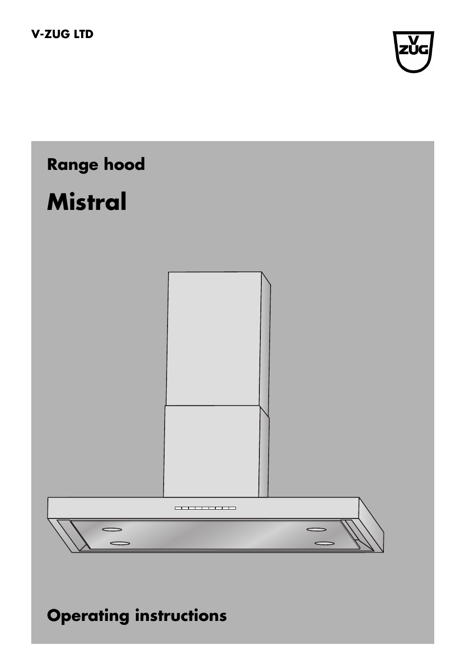 Mistral V ZUG LTD User Manual | 24 pages