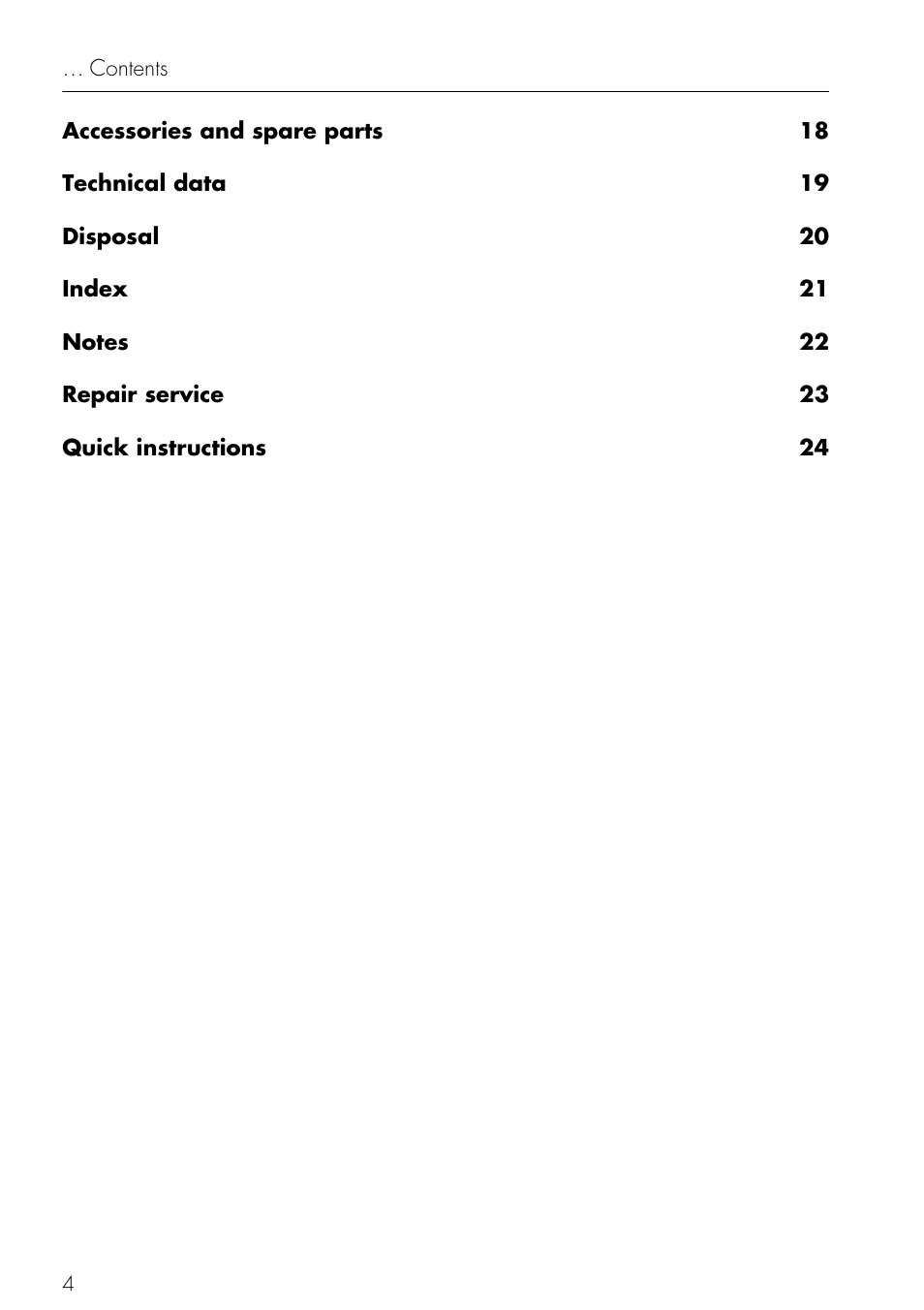 Mistral V ZUG LTD User Manual | Page 4 / 24