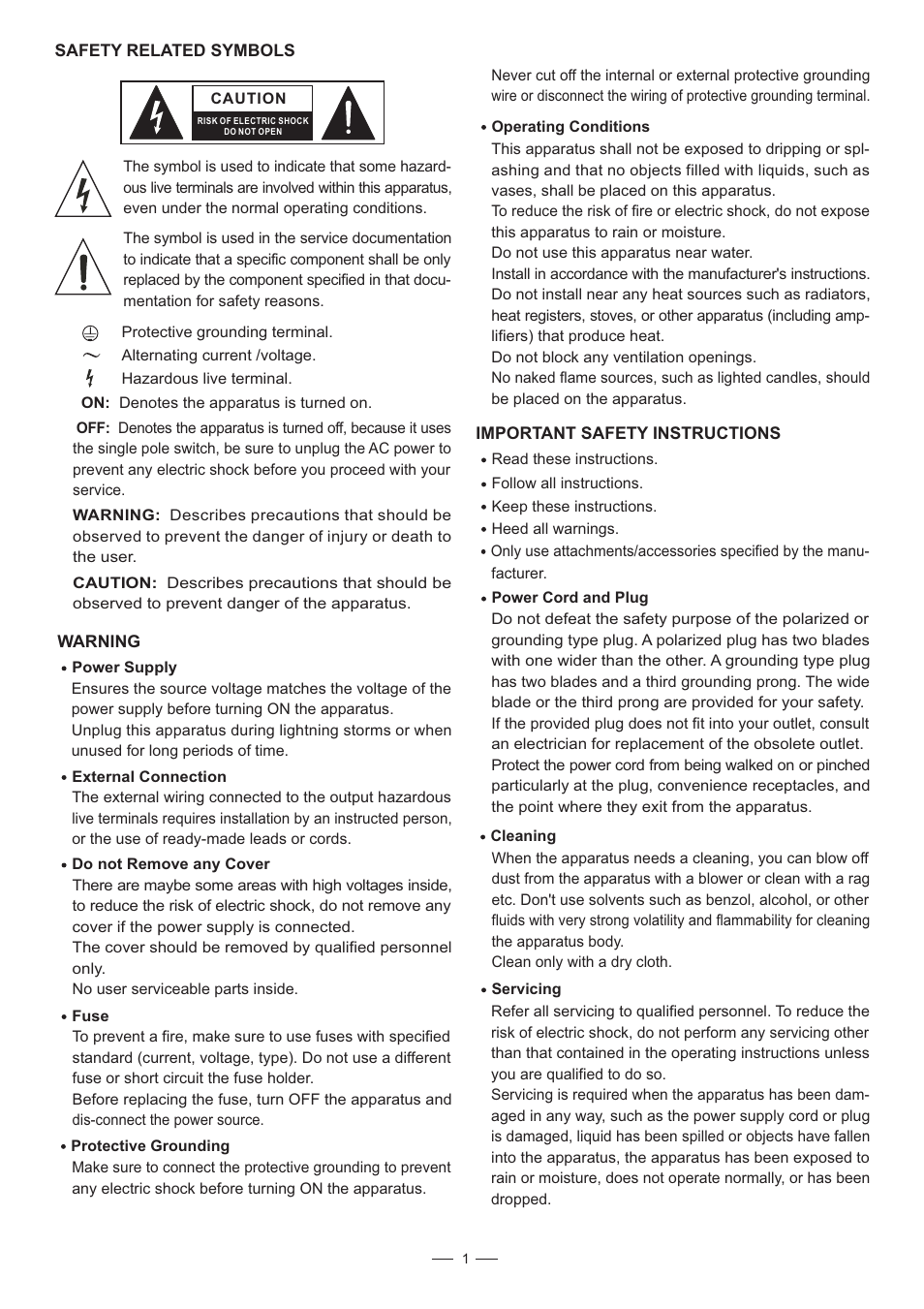 Mistral LTO 900/1500 User Manual | Page 2 / 14