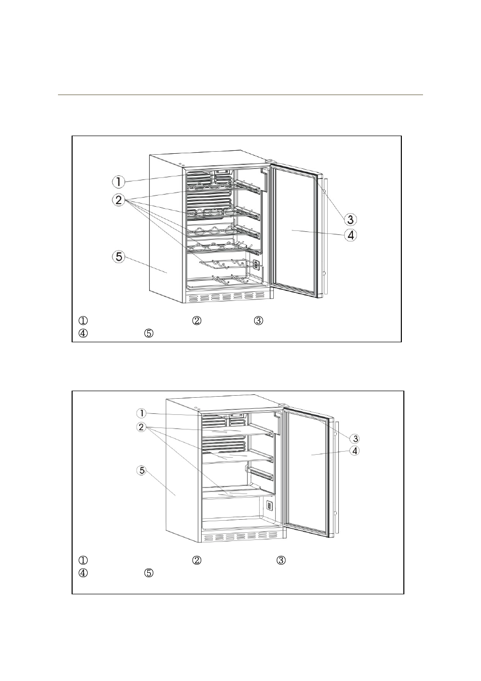 Names of the parts | Magic Chef MCWC50DST User Manual | Page 3 / 12