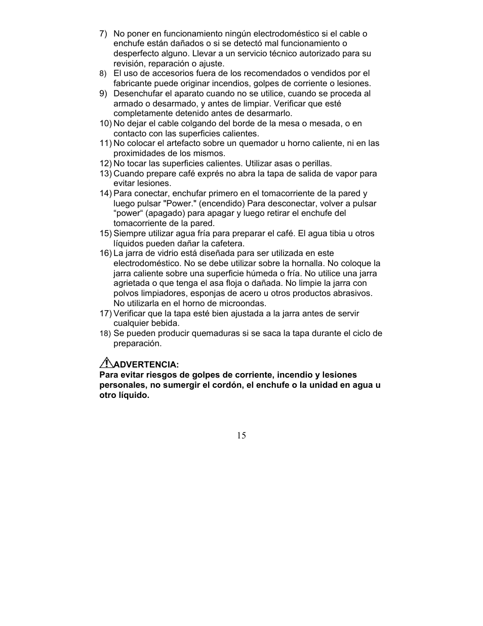 Magic Chef MCECM1NB User Manual | Page 15 / 22