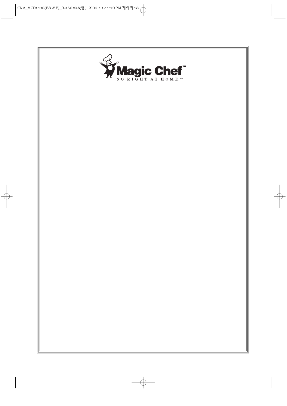 Microwave oven warranty | Magic Chef MCD1110WB User Manual | Page 19 / 19
