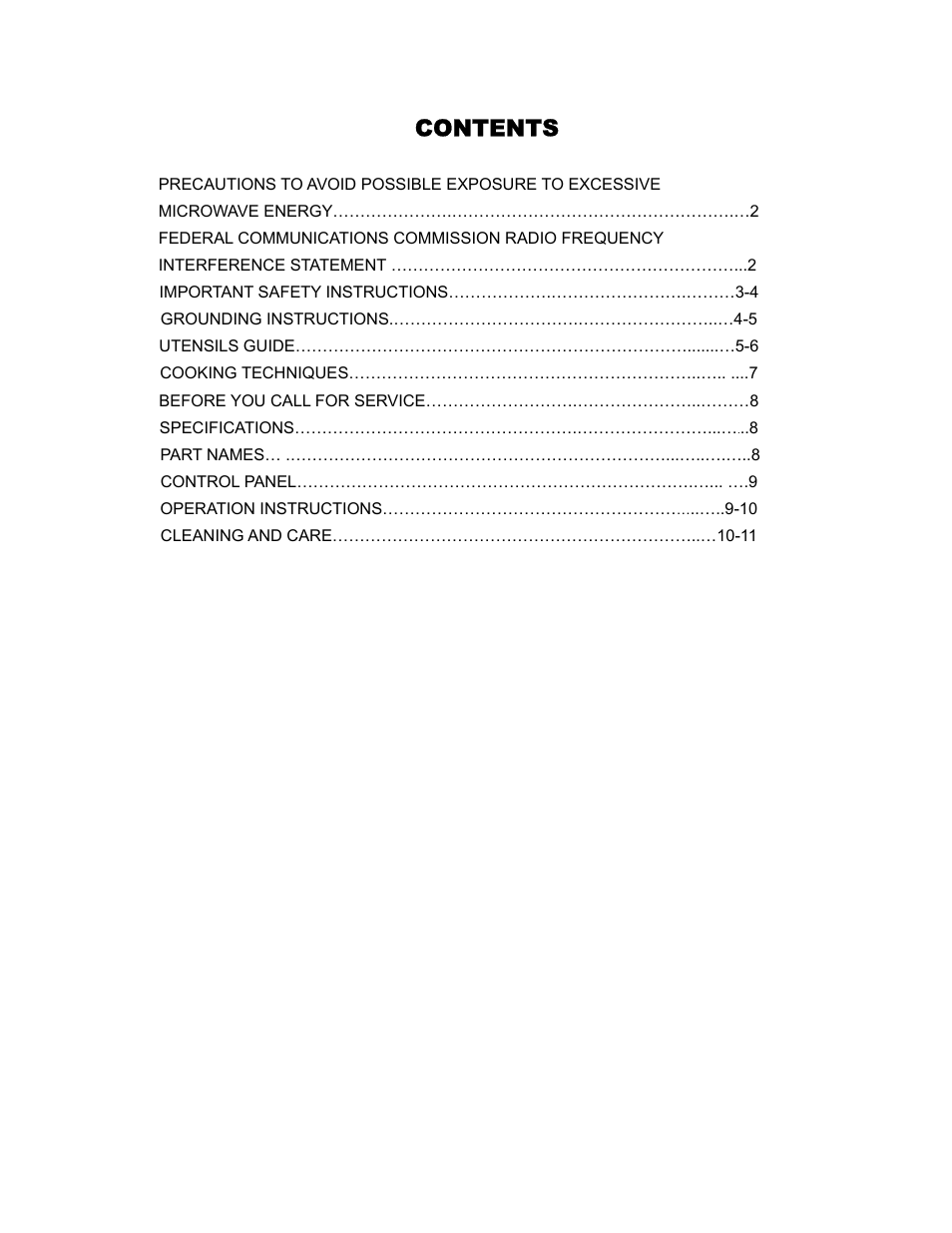 Magic Chef MCD775RW User Manual | Page 2 / 13