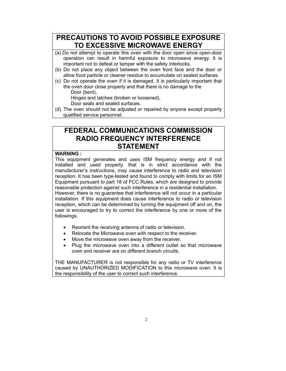 Magic Chef MCD775RW User Manual | Page 3 / 13