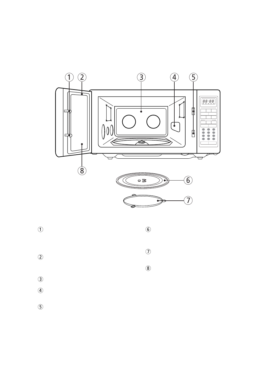Features diagram | Magic Chef MCD1311ST User Manual | Page 7 / 28
