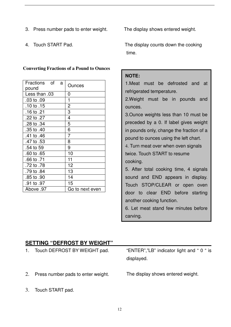 Magic Chef MCD990STG User Manual | Page 13 / 19