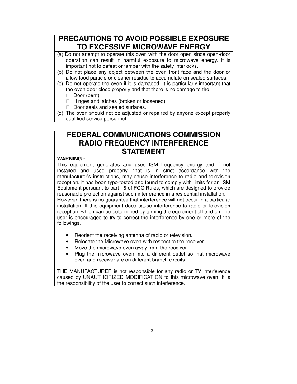 Magic Chef MCD775W1 User Manual | Page 3 / 17