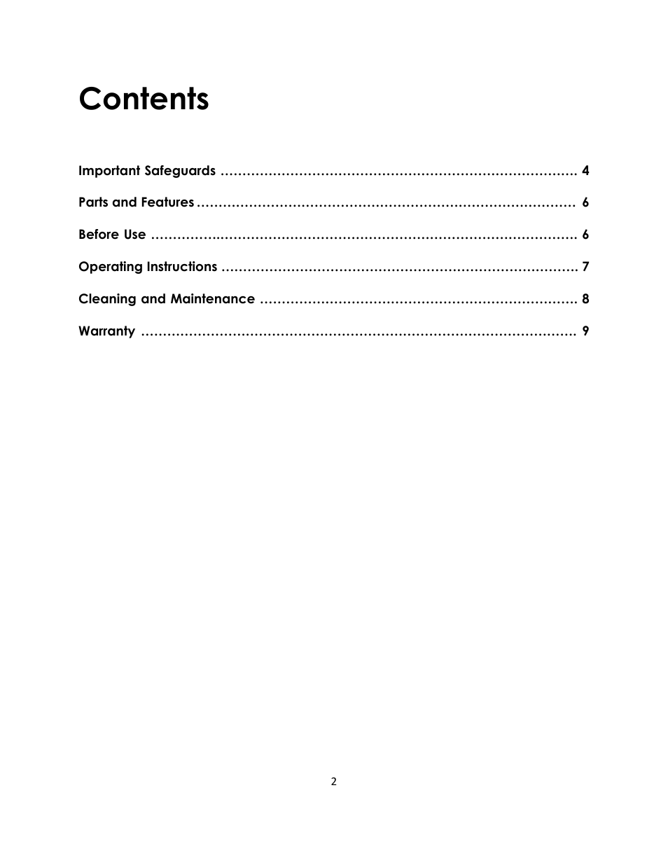 Magic Chef MCSTO4ST User Manual | Page 2 / 9