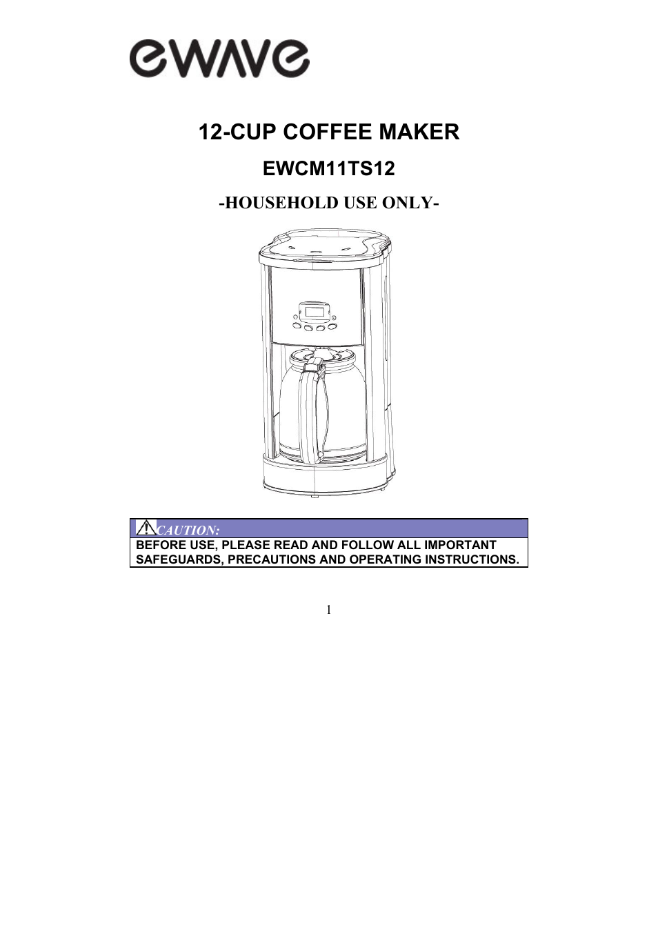Magic Chef EWCM11TS12 User Manual | 11 pages