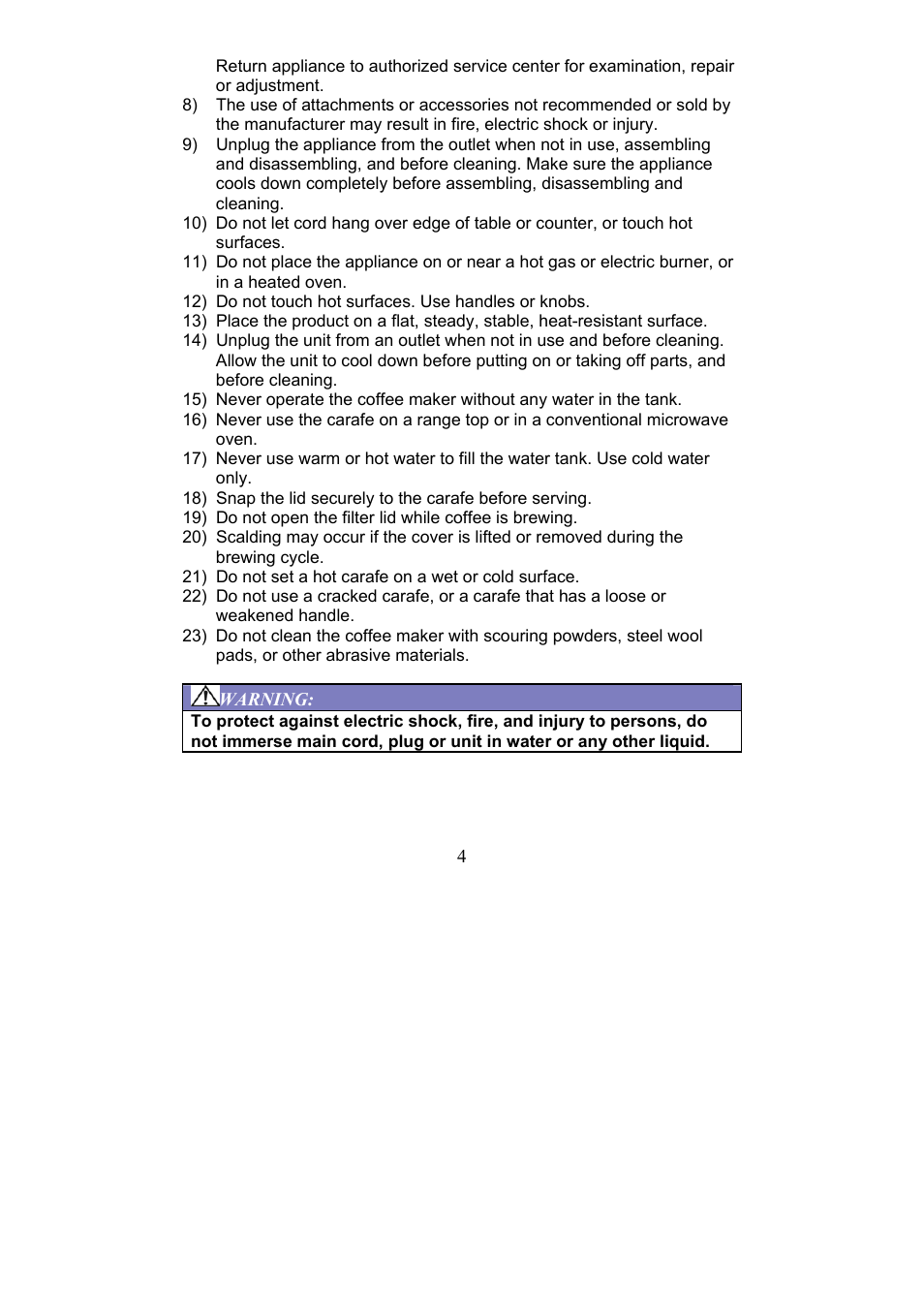 Magic Chef EWCM11TS12 User Manual | Page 4 / 11