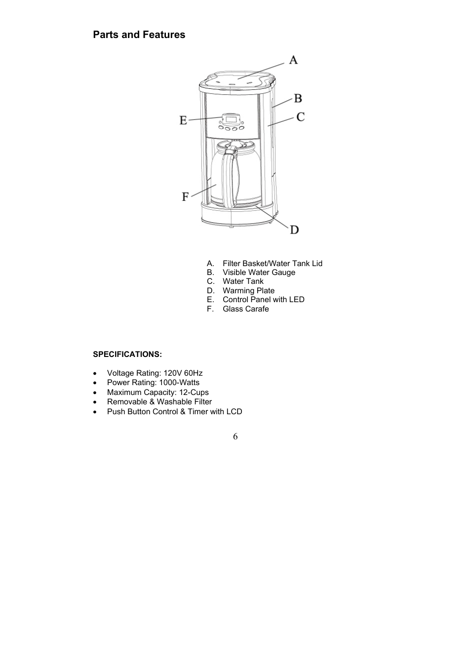 Magic Chef EWCM11TS12 User Manual | Page 6 / 11