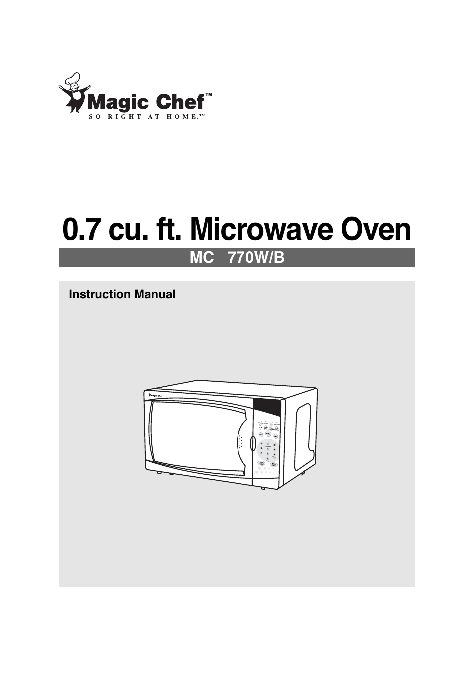 Magic Chef MCM770W/B User Manual | 19 pages