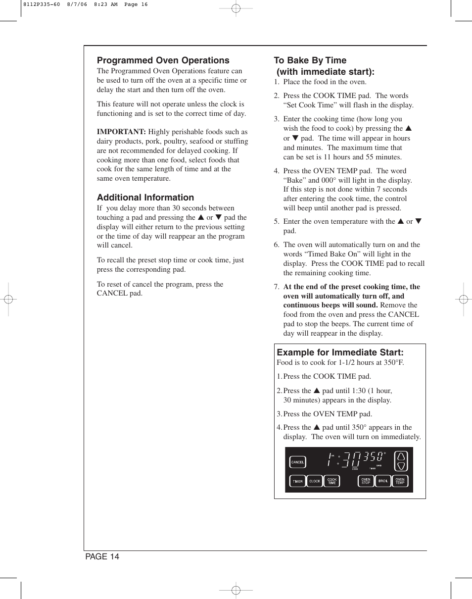 Magic Chef CWG3600AAB User Manual | Page 16 / 24