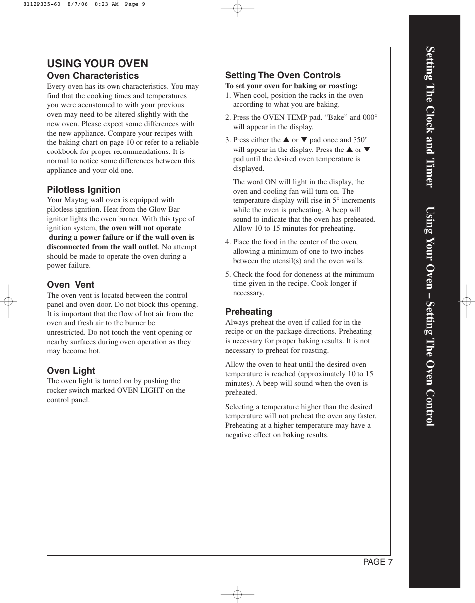 Magic Chef CWG3600AAB User Manual | Page 9 / 24