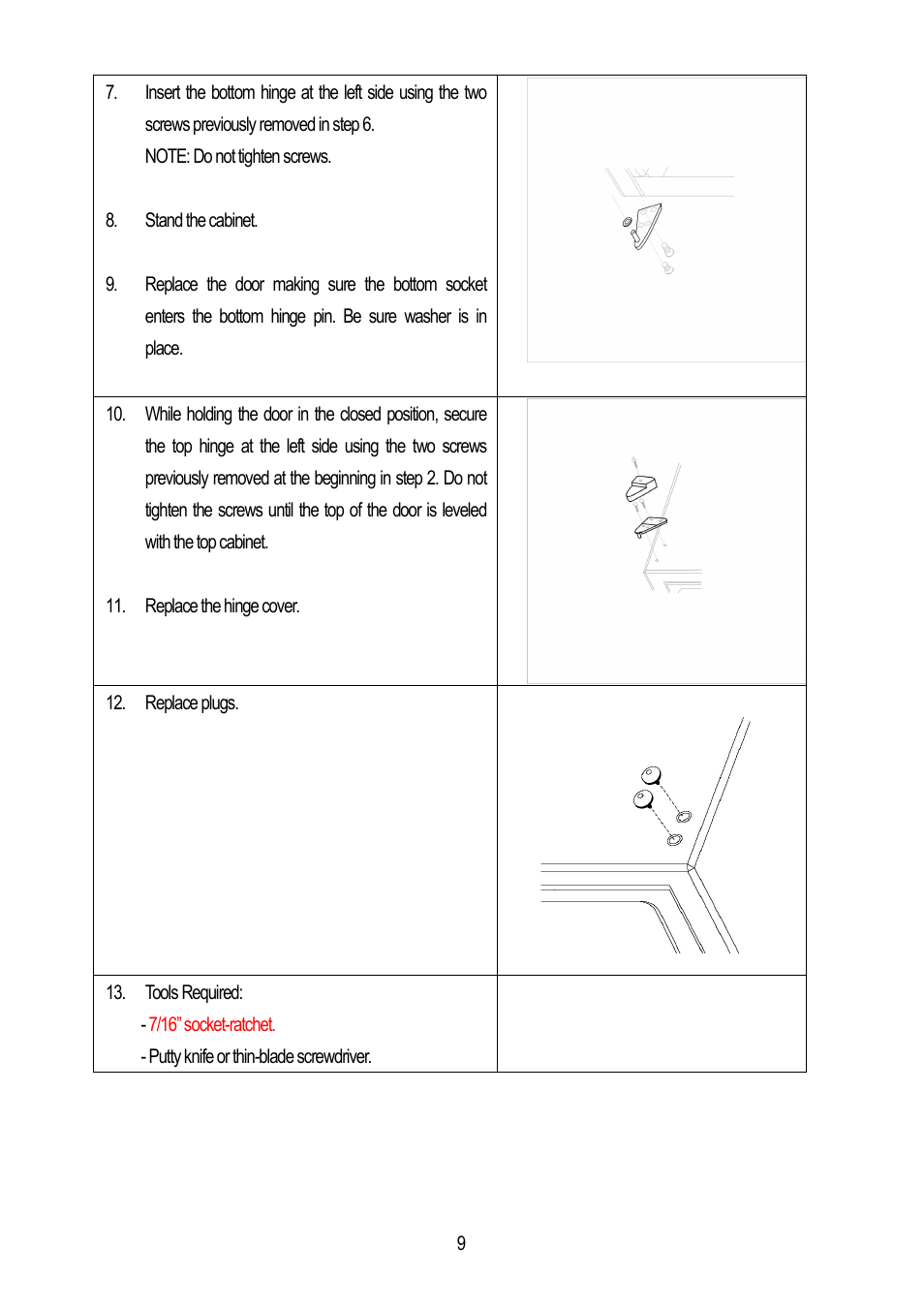 Magic Chef MCBR445B2 User Manual | Page 10 / 11