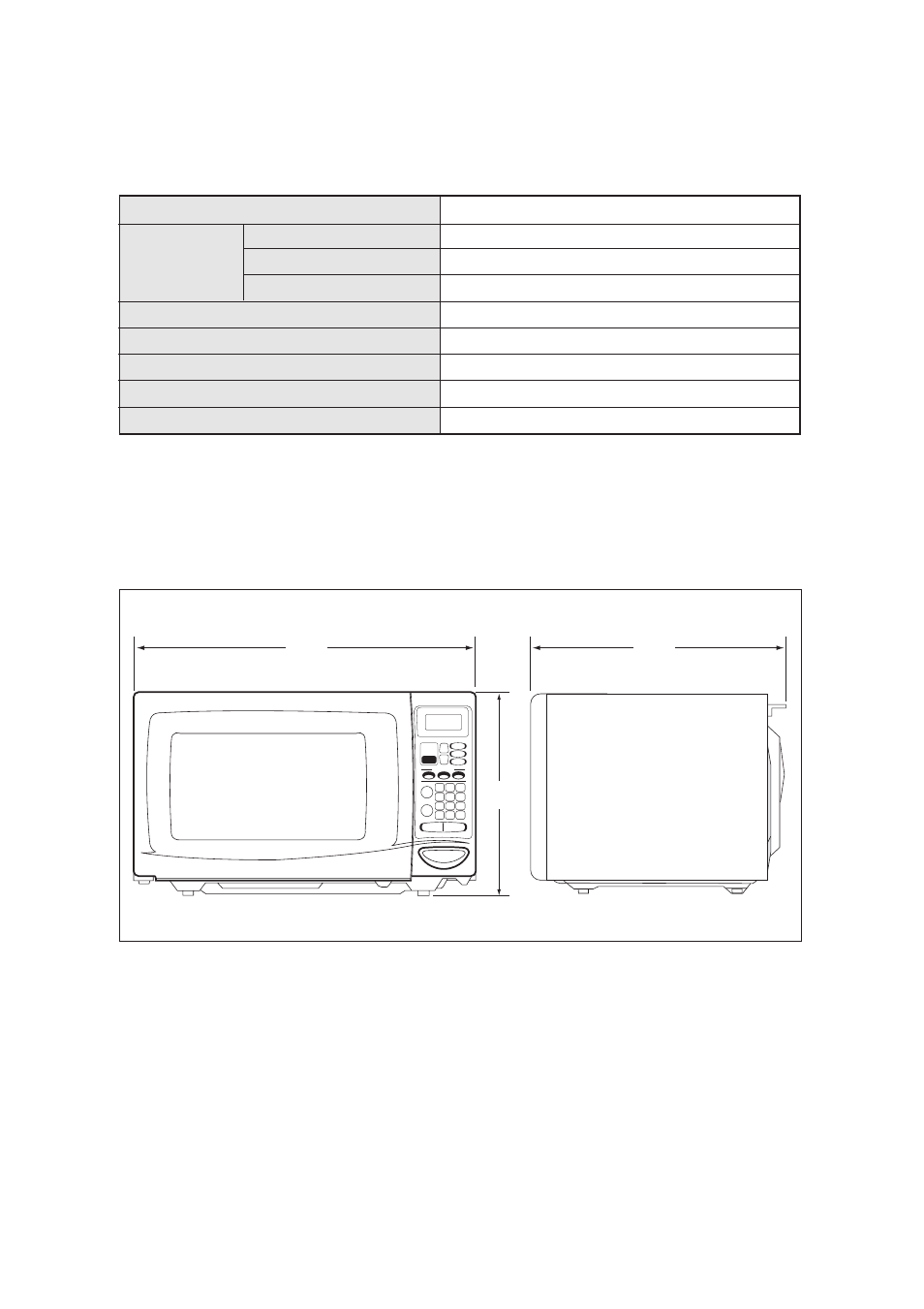 Specifications | Magic Chef MCB1110B User Manual | Page 6 / 21