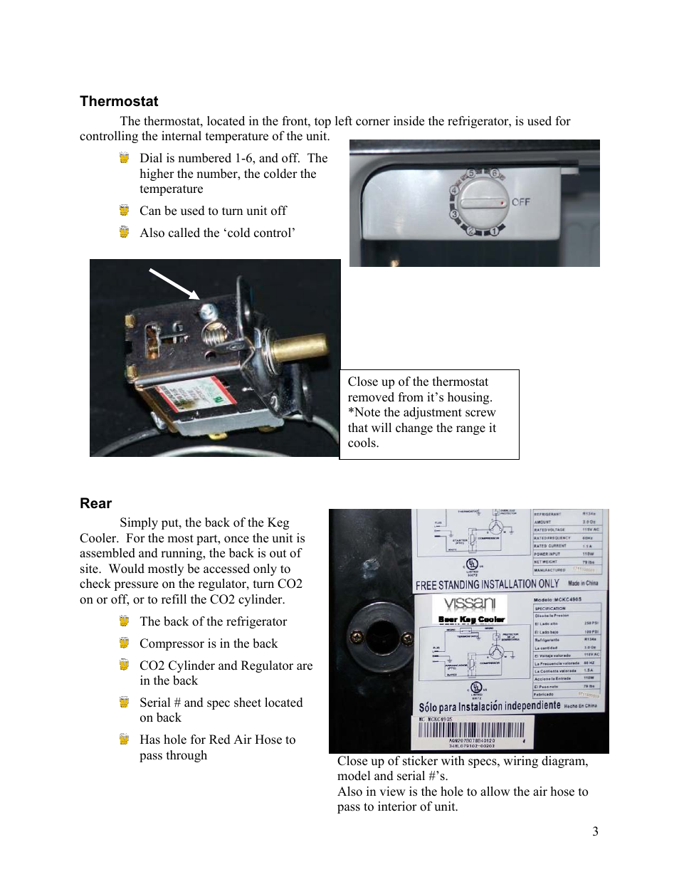 Magic Chef Vissani MCKC490S User Manual | Page 4 / 24