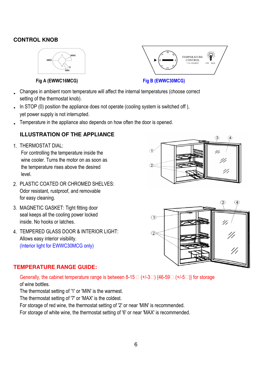 Magic Chef EWWC30MCG User Manual | Page 7 / 12