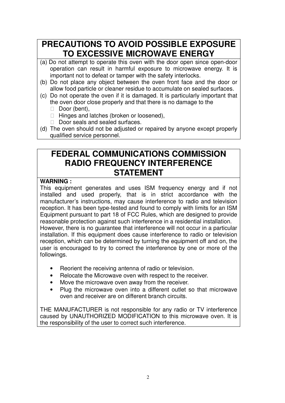 Magic Chef MCD775RW1 User Manual | Page 3 / 13