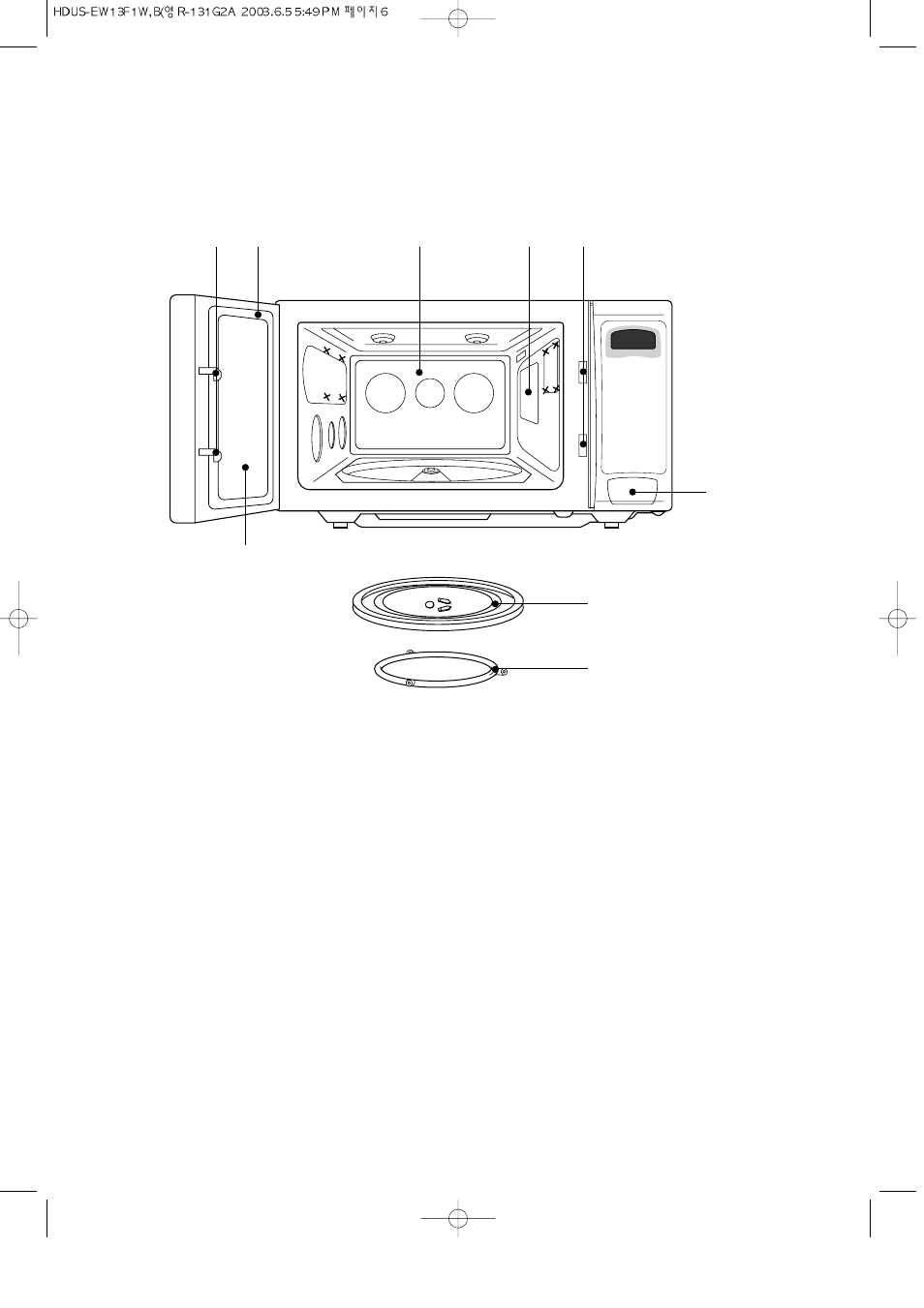 Features diagram | Magic Chef EW13F1B User Manual | Page 7 / 31