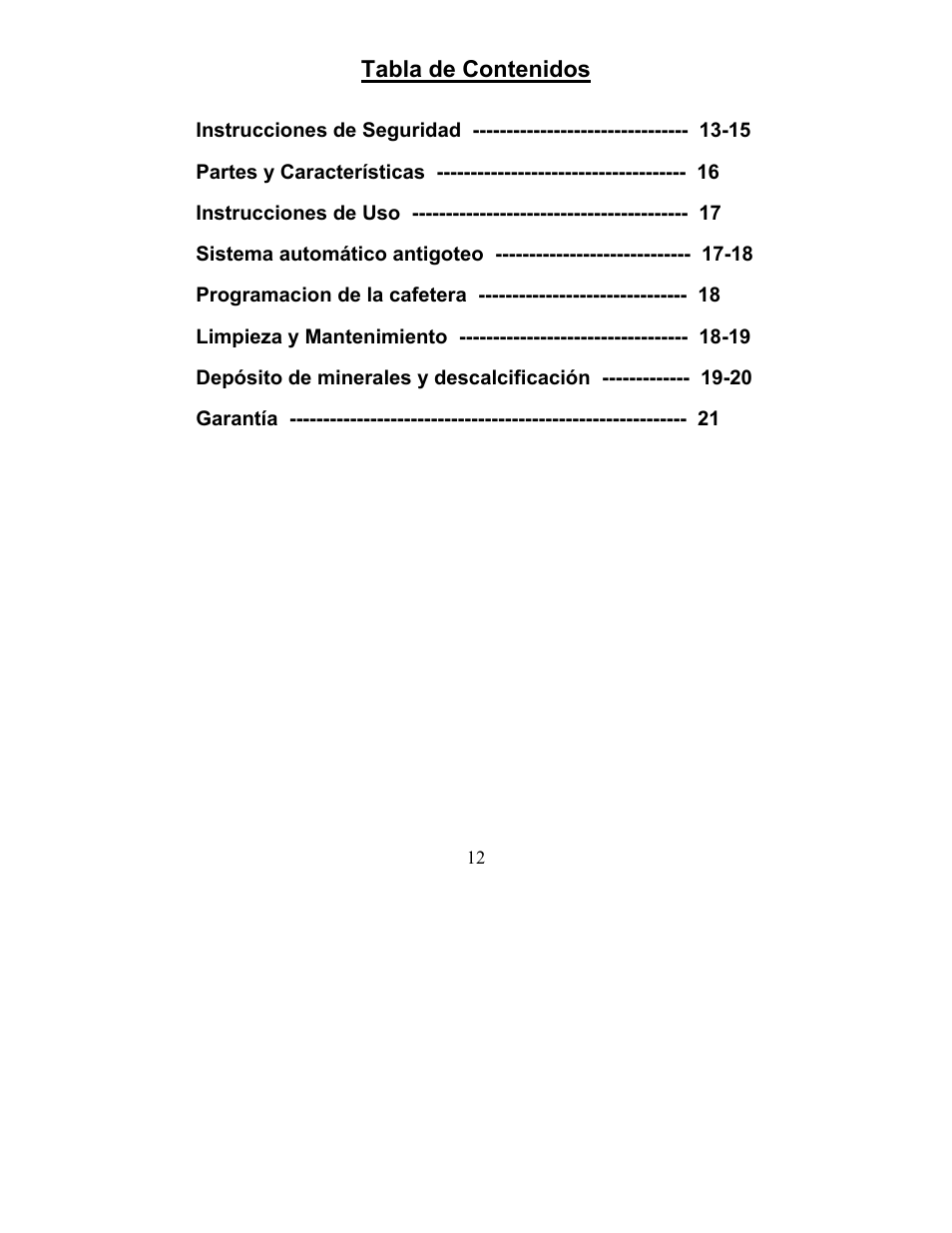 Magic Chef MCCM1TB12 User Manual | Page 12 / 21