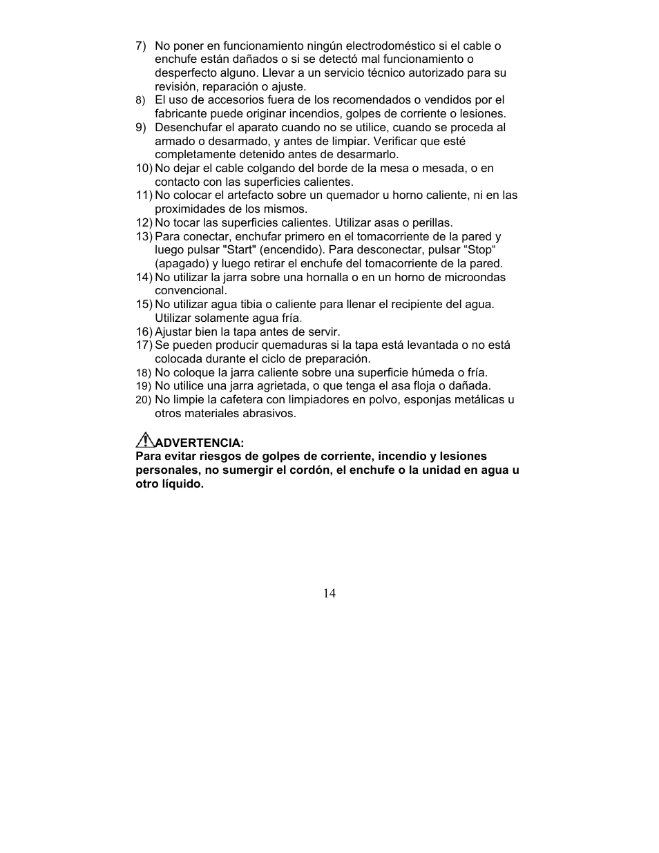 Magic Chef MCCM1TB12 User Manual | Page 14 / 21