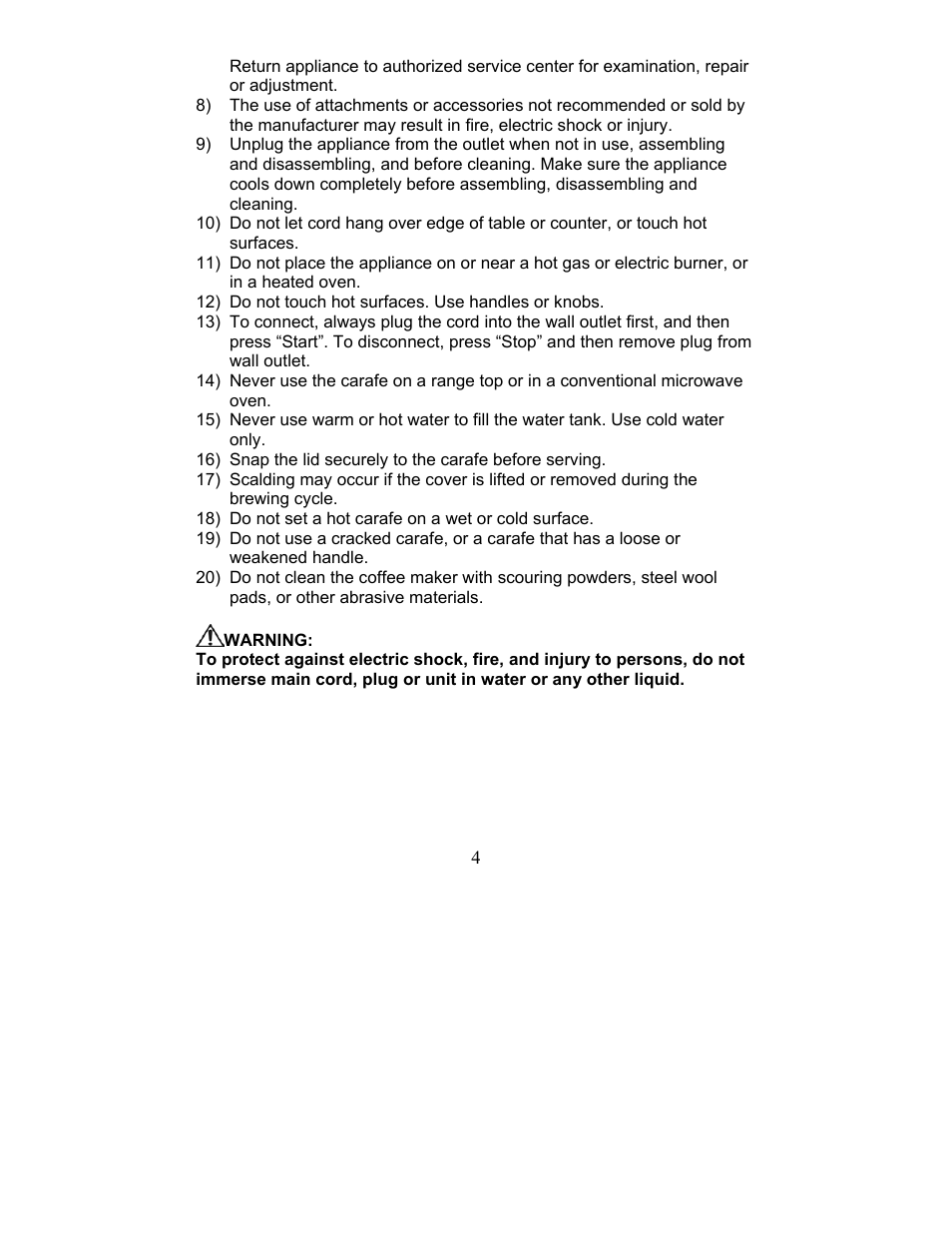 Magic Chef MCCM1TB12 User Manual | Page 4 / 21