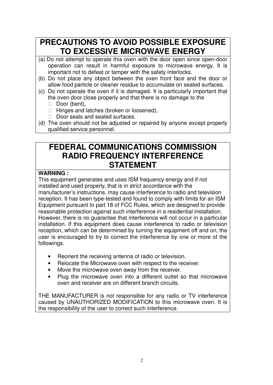 Magic Chef MCD775ST User Manual | Page 3 / 17