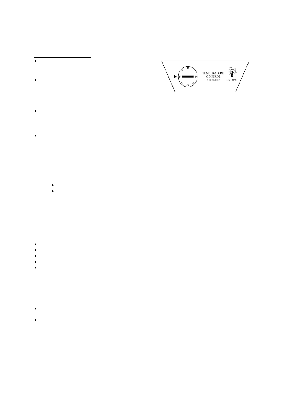 Operating your appliance, Temperature control, Changing the inner light | Automatic defrost | Magic Chef MCWC45A User Manual | Page 6 / 10