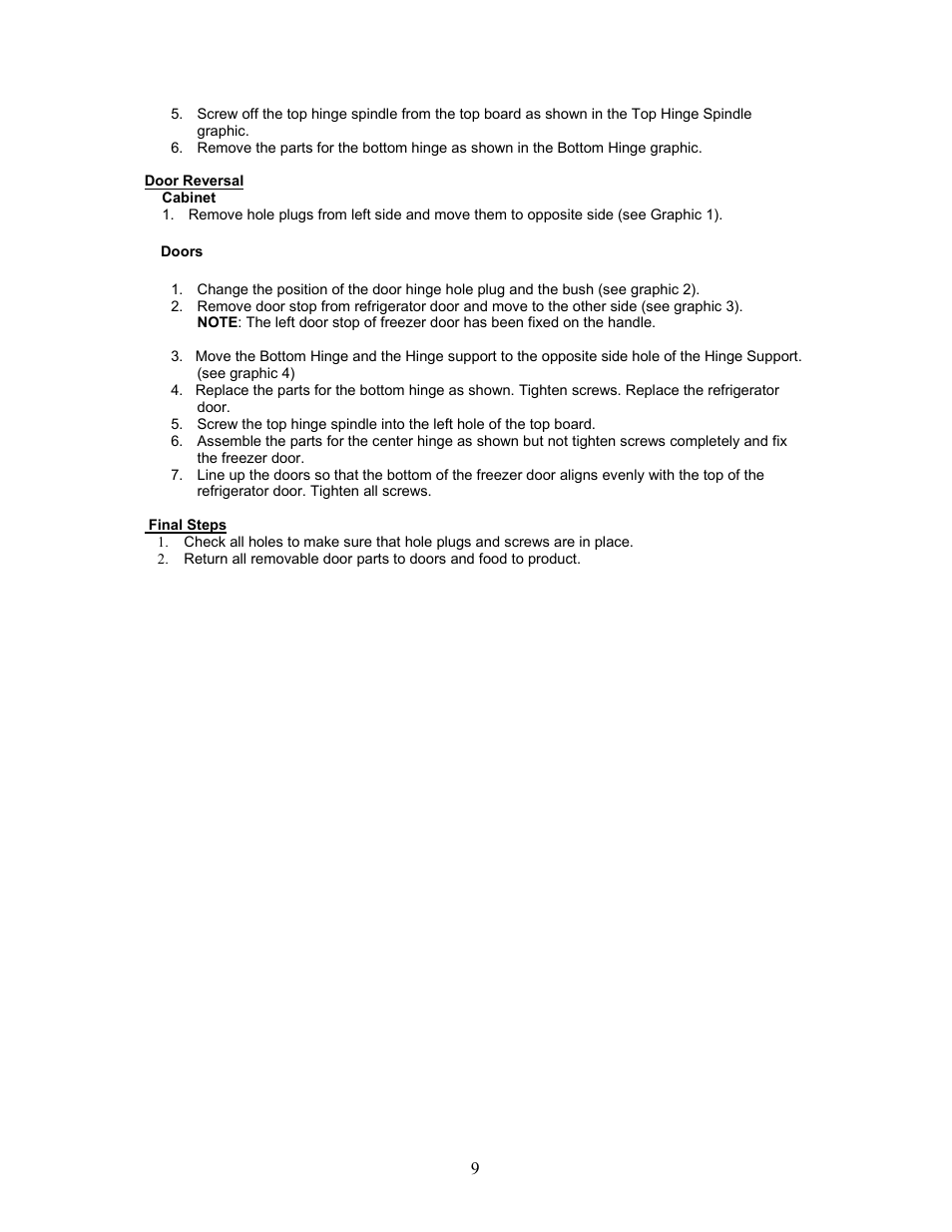 Magic Chef MCBR480W User Manual | Page 10 / 14