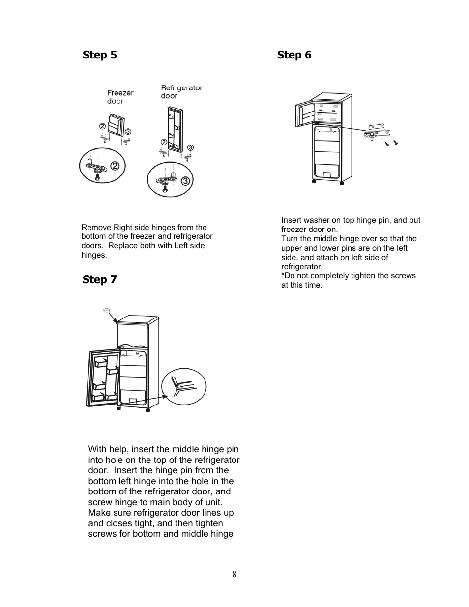 Magic Chef MCBR510W User Manual | Page 8 / 10