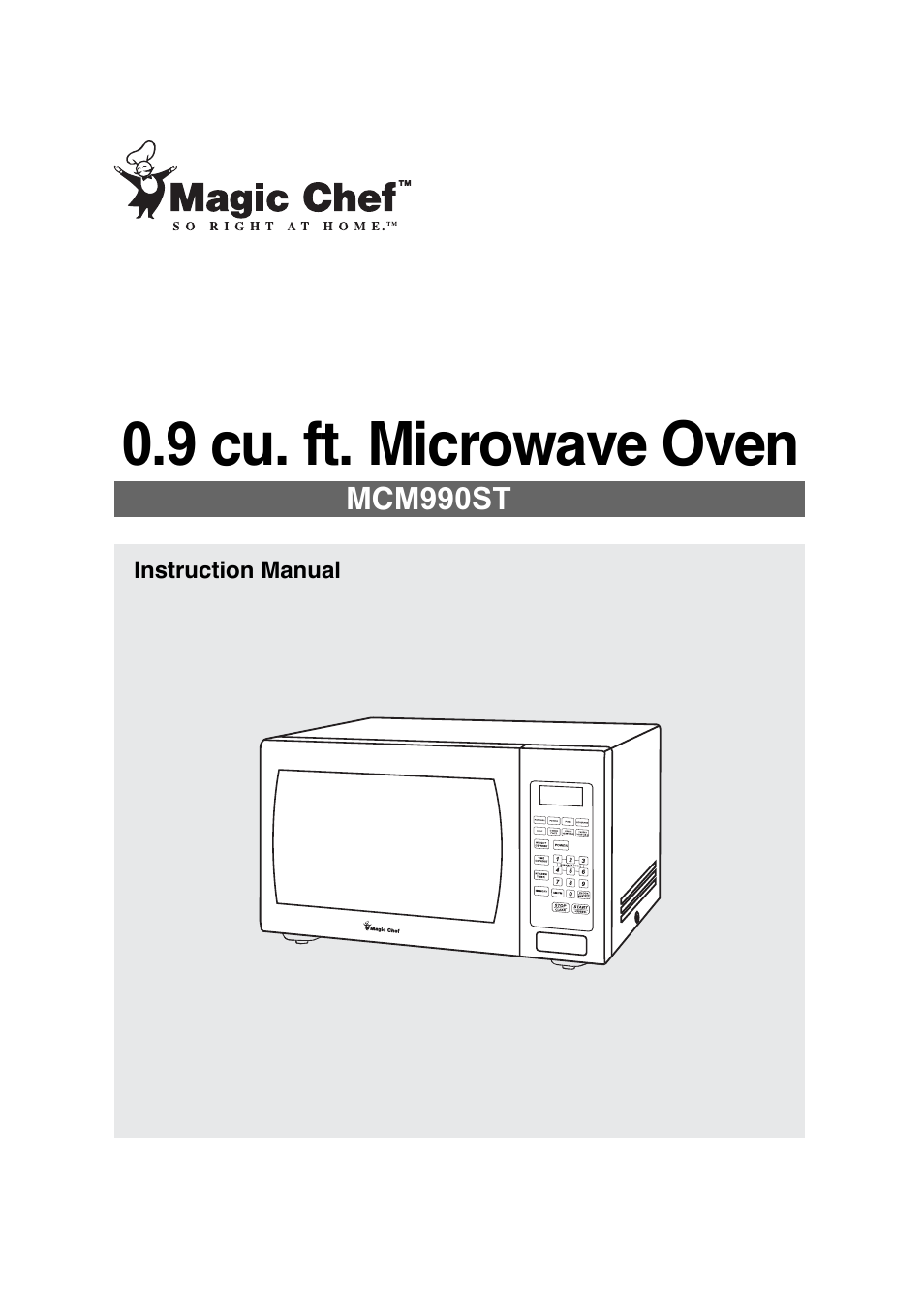 Magic Chef MCM990ST User Manual | 18 pages