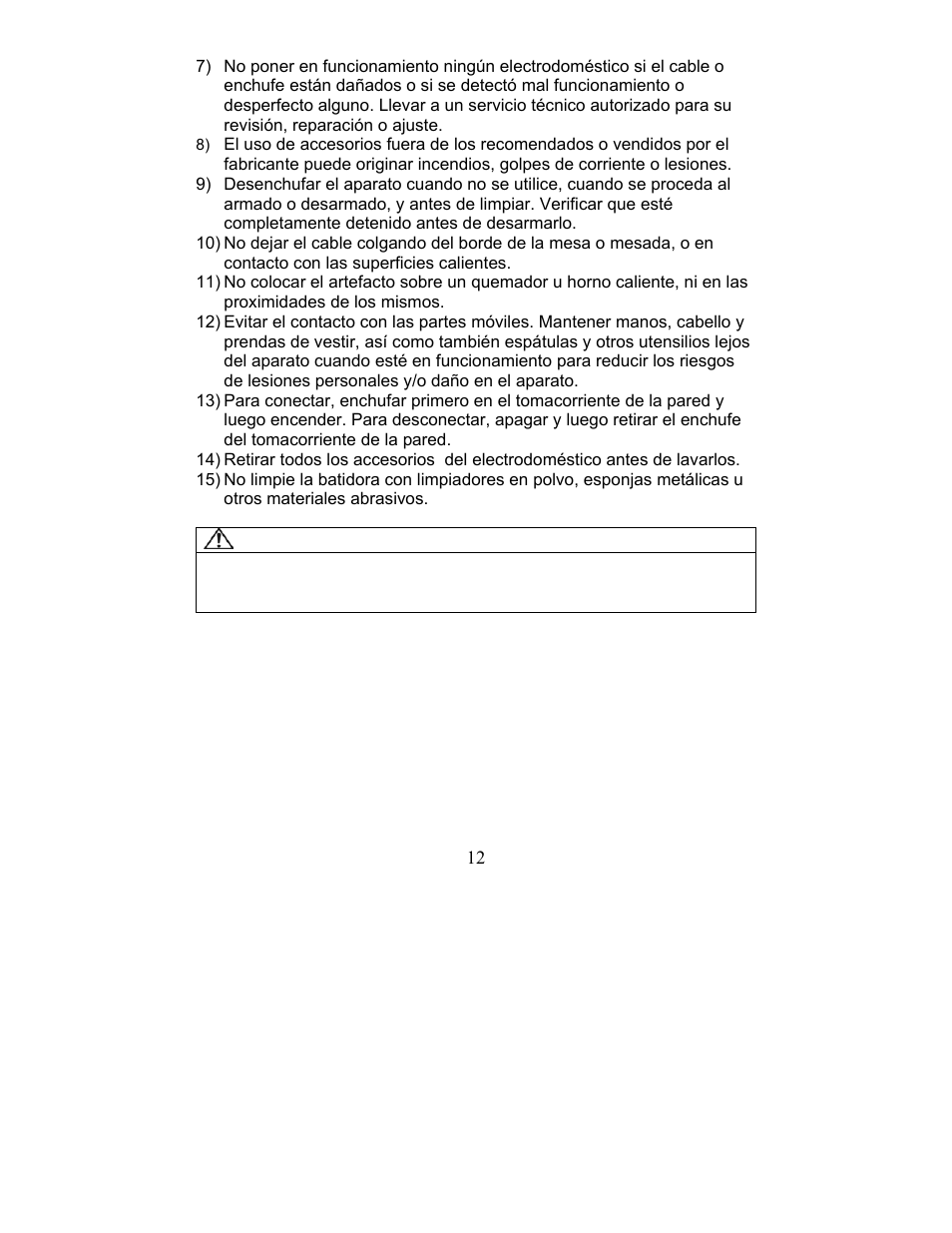 Magic Chef MCHM1W User Manual | Page 12 / 18