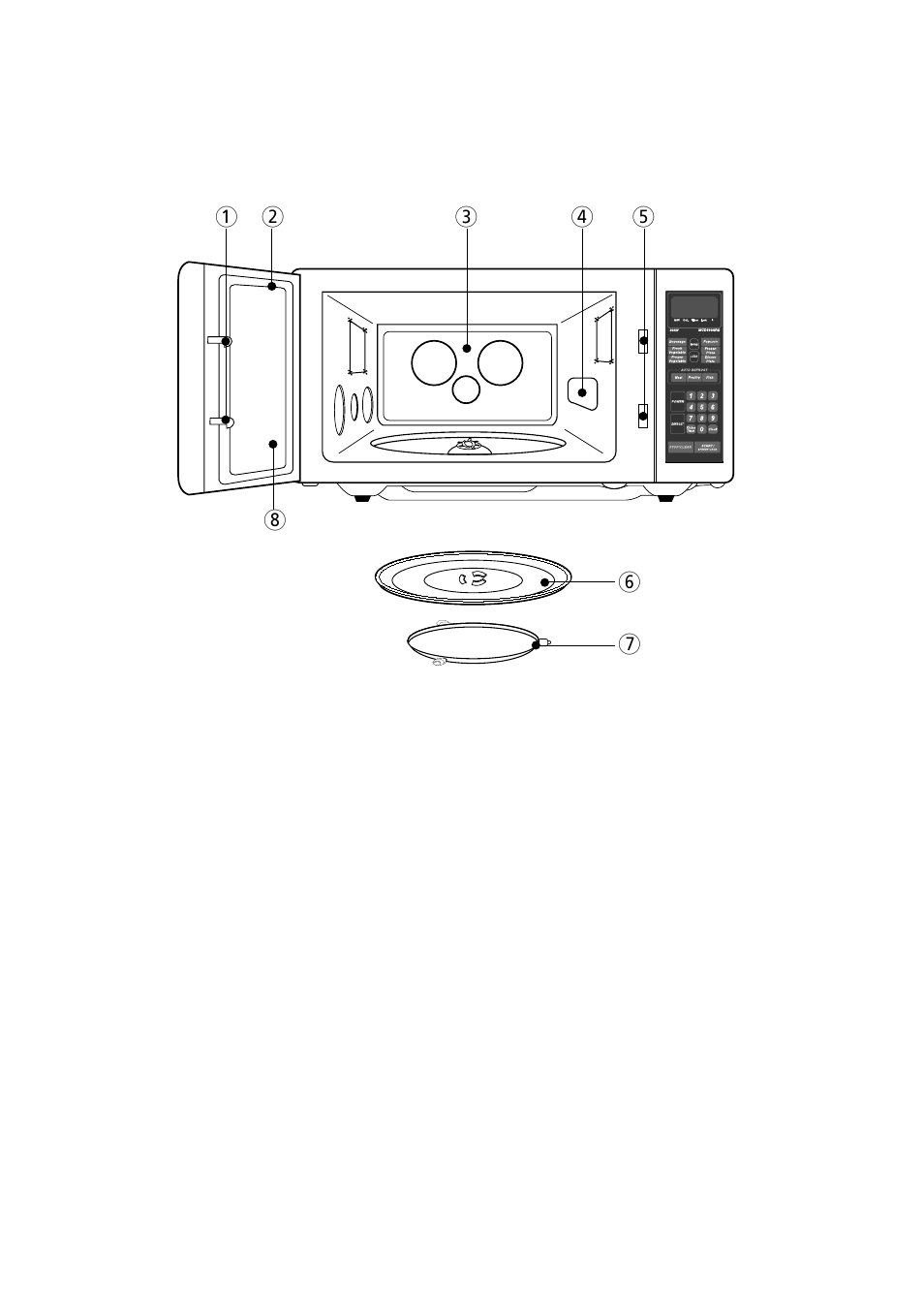 Features diagram | Magic Chef MCD990ARS User Manual | Page 8 / 30