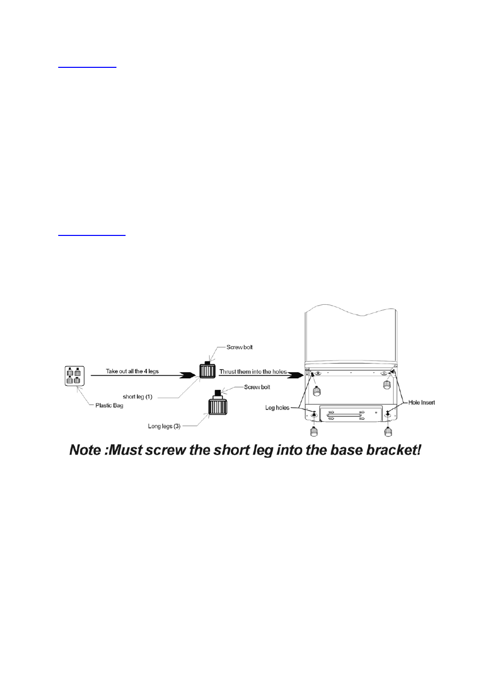 How to defrost, Assembling legs | Magic Chef MCBR460S User Manual | Page 8 / 12