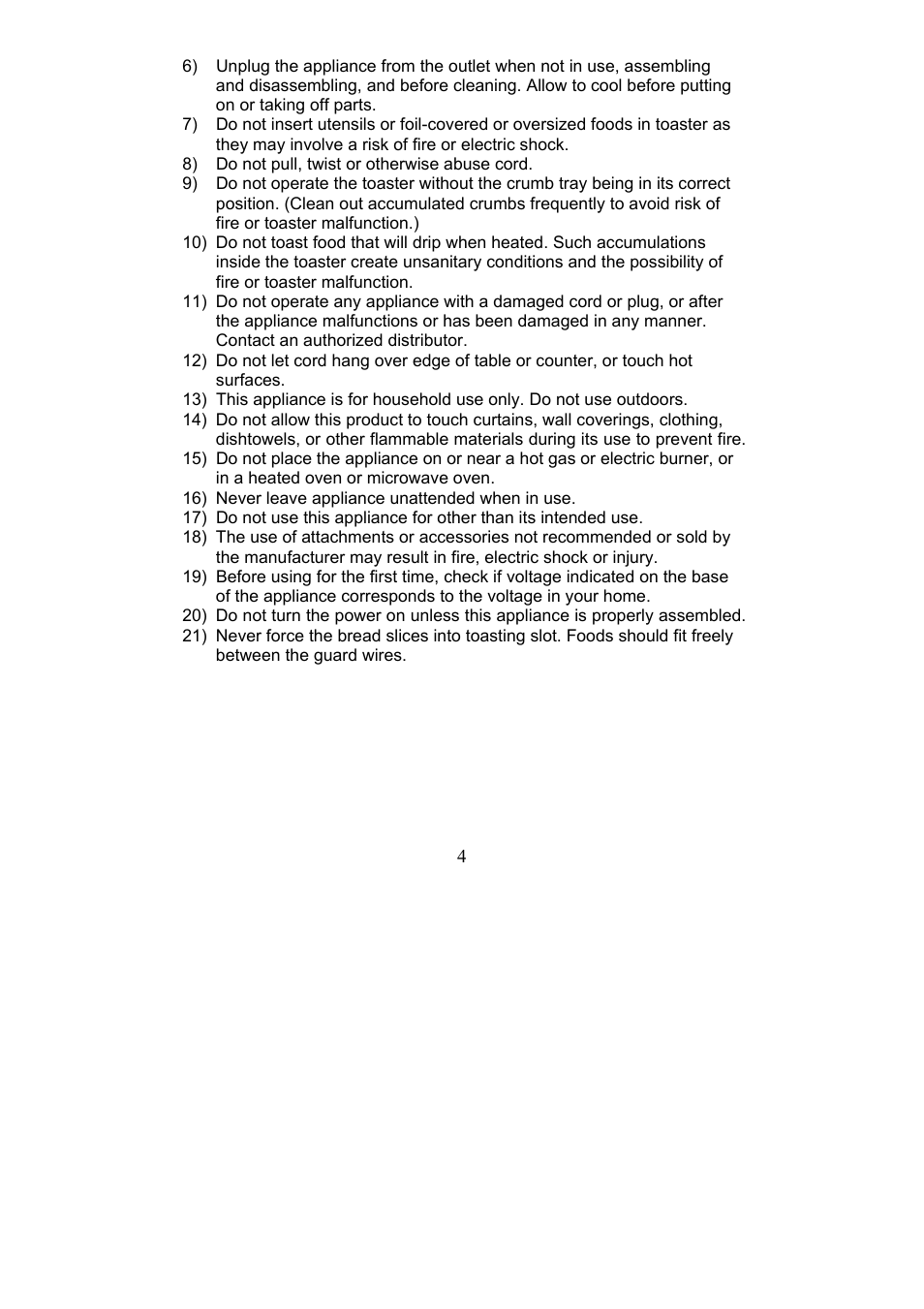 Magic Chef EWTS3S2 User Manual | Page 4 / 10