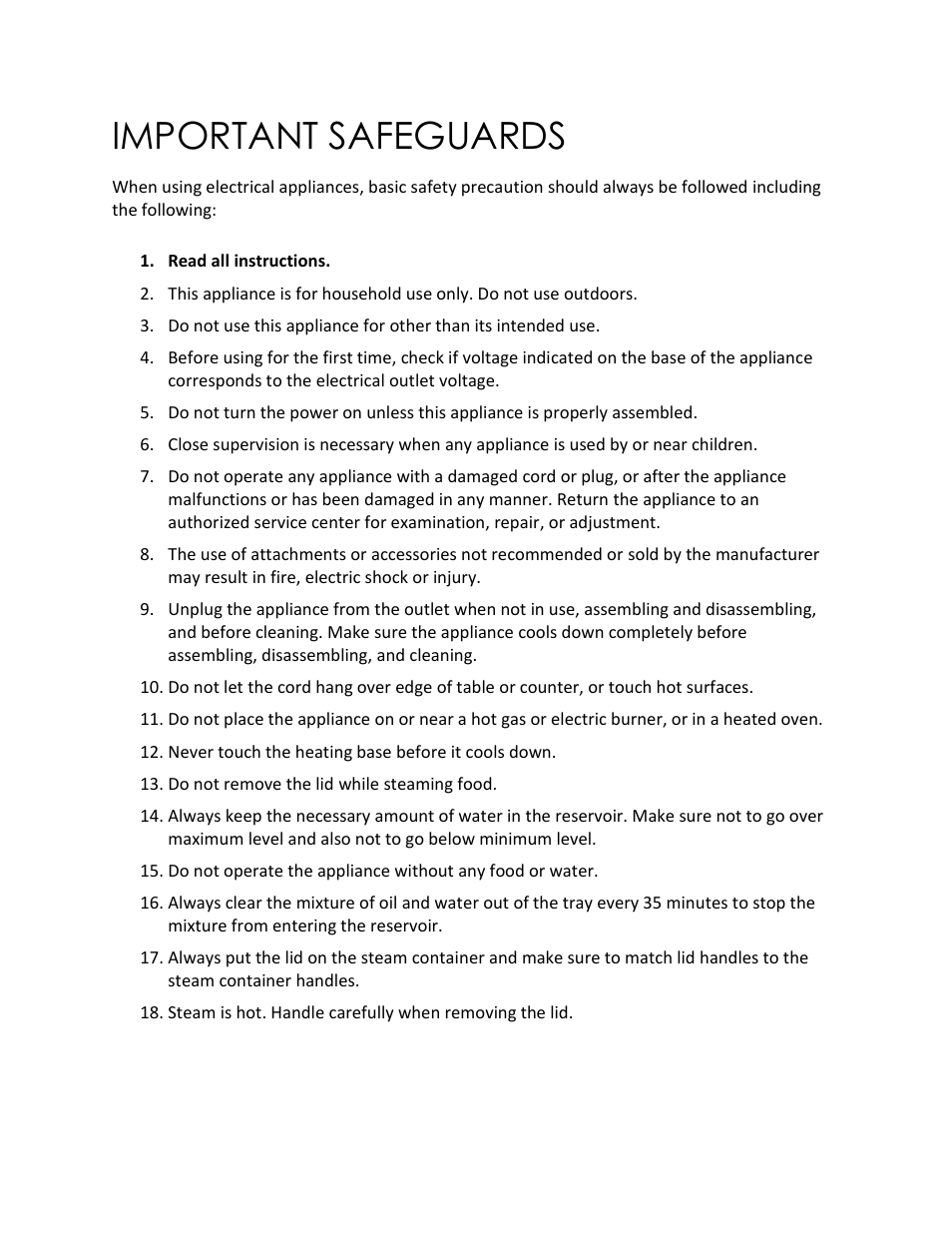 Important safeguards | Magic Chef MCSFS12ST User Manual | Page 4 / 14