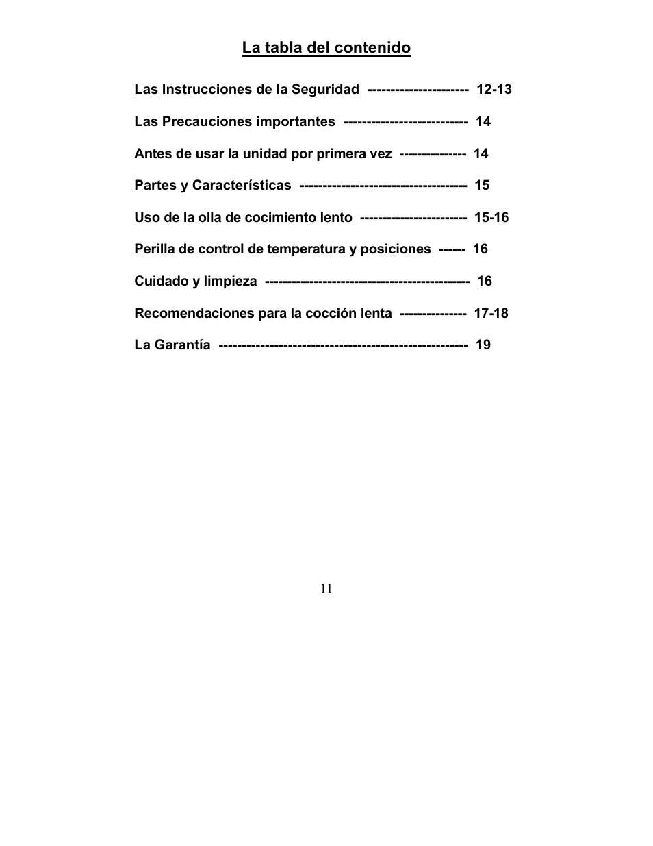 Magic Chef MCSC3CR User Manual | Page 11 / 19