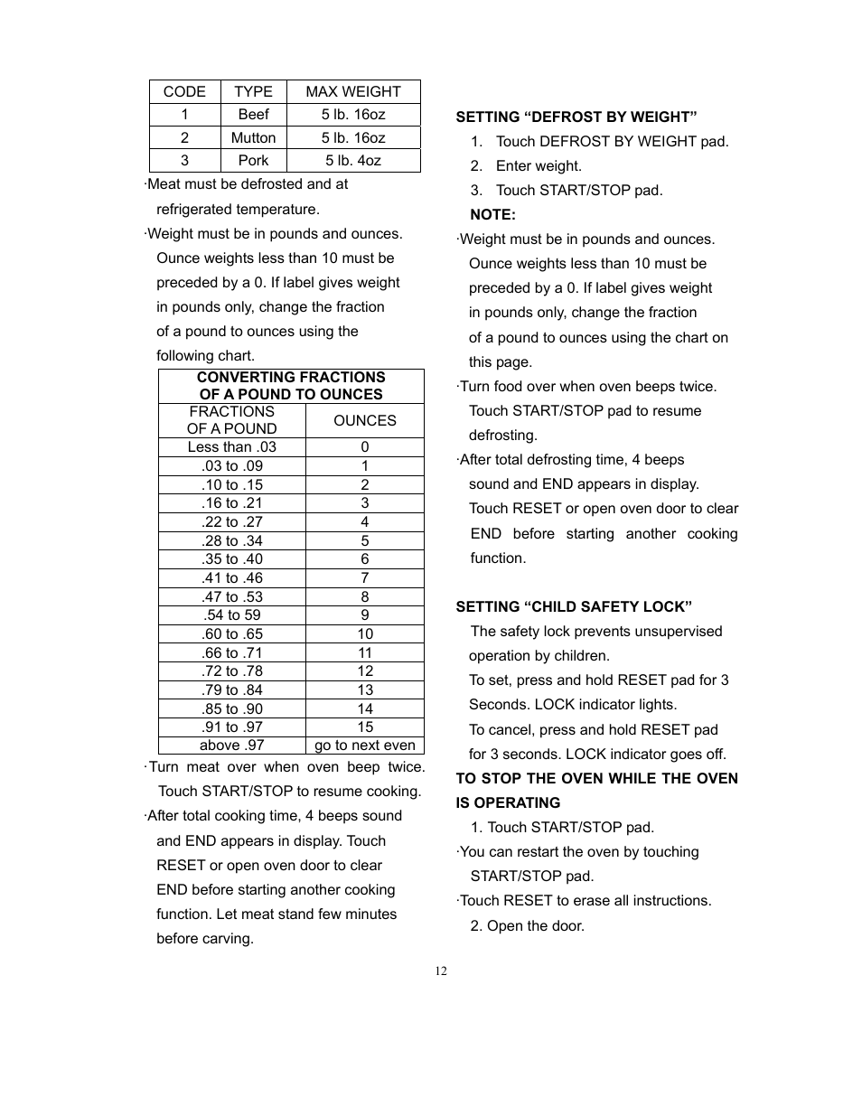 Magic Chef MCD775W User Manual | Page 13 / 17