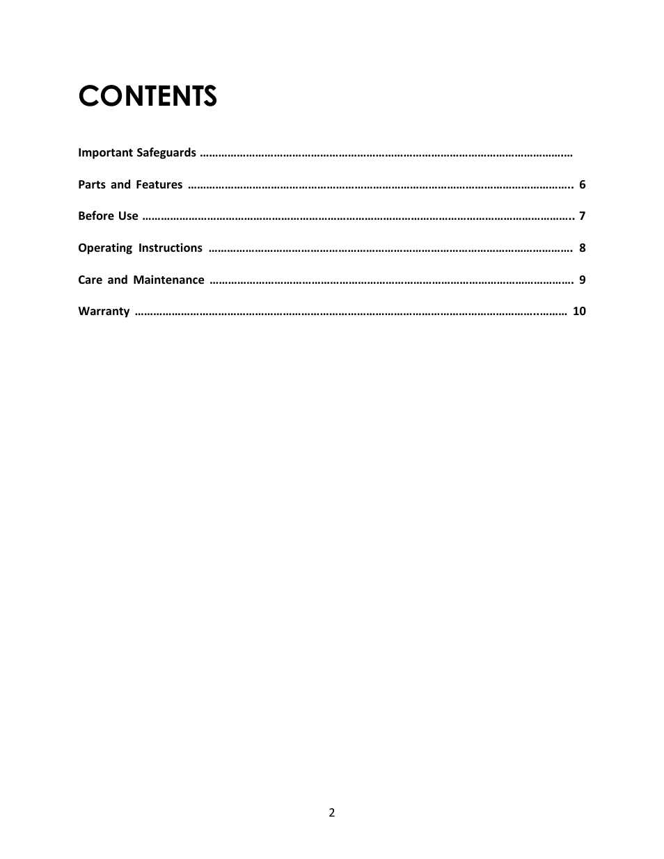 Magic Chef MCSBABSS3S User Manual | Page 2 / 10