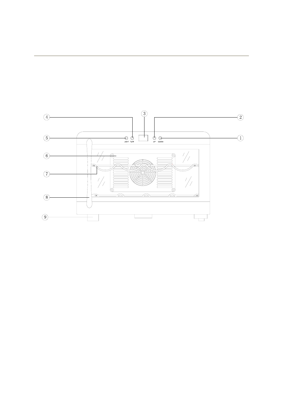Names of the parts | Magic Chef MCWC8DCT2 User Manual | Page 3 / 10