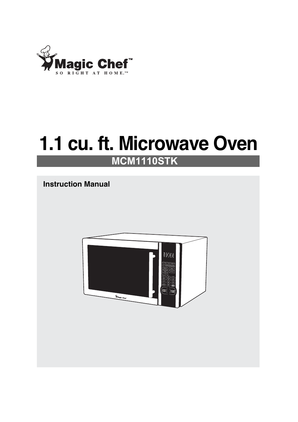 Magic Chef MCM1110STK User Manual | 18 pages